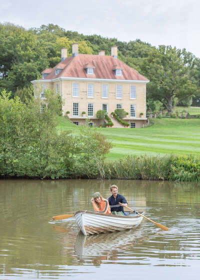 chloe-winstanley-editorial-birdie-rowing-boat-lake-country-house