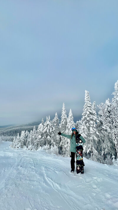 mont tremblant winter snowboarding