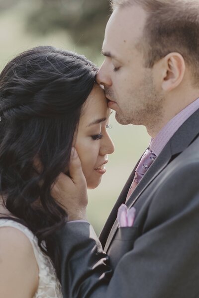 Bride and Groom wedding photos  at acreage wedding in Edmonton, Alberta