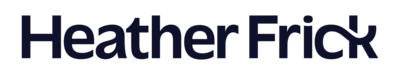 Heather Frick logo navy
