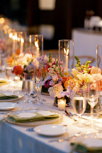 Beautiful Tent wedding at the Ocean Club Four seasons in Nassau Bahamas - Glamorous and colorful wedding designed by Absolute Event Jamie Lipman and Captured by Sunny Lee Photography