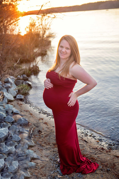 Charlotte Monroe NC Outdoor Pregnancy Photographer