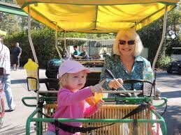grandma-and-baby-on-safari-cycle-surrey