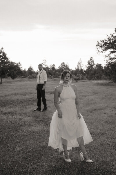 Bride and groom's intimate moment captured by Oahu wedding photographer