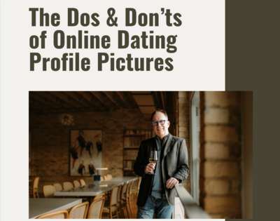 Flat lay of stylish wardrobe pieces, camera gear, and notes for planning the perfect online dating photo session