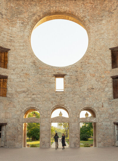 couples photos at St. Boniface Cathedral 