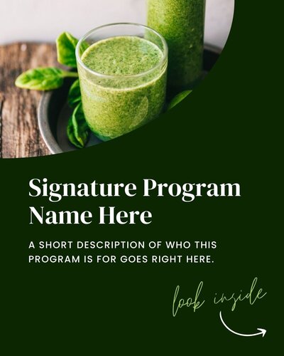 post design for signature program