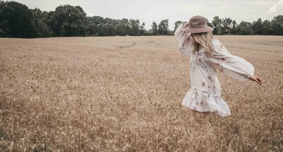 Woman in a field