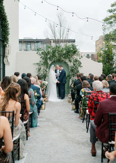 Courtyard ceremony at The Farrell Birmingham