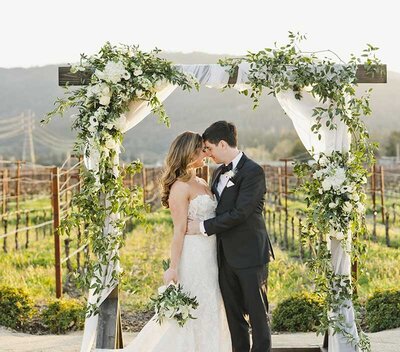 Outdoor Tre Posti Wedding In Napa Valley