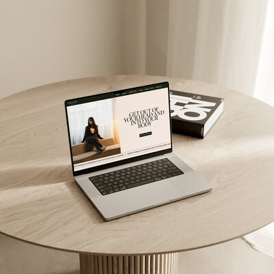 Custom website designed for a local therapy clinic business in Peterborough, Ontario. 