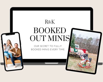 Course teaching phtographers how to book out their mini sessions