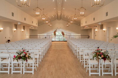 Indoor ceremony space