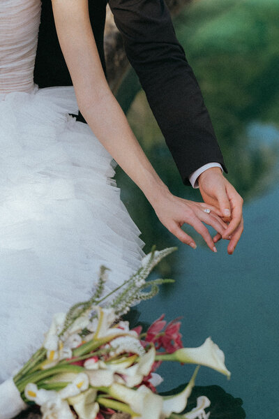 bride and groom getting married in miami captured by elsie goodman, a destination and miami wedding photographer