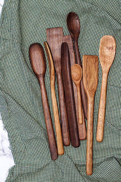 Inspired by all things old and natural, these non toxic kitchen utensils depict just that