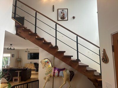 railing installation after