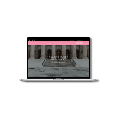 Cielle Woods Website Mockup