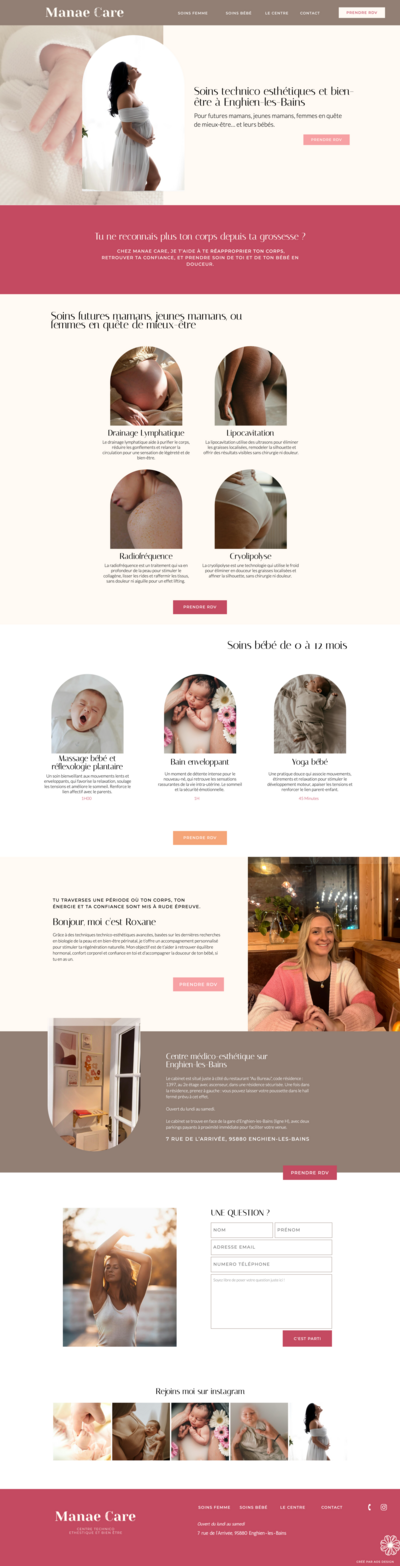 illustration d'un site internet réalisé par AOS Design