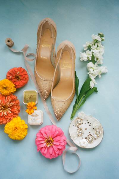 Glass Chapel West - Colorful Garden Party Styled Shoot on Film - Wynkoop Photography-6