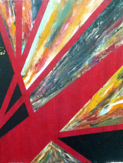 trap reflection-red