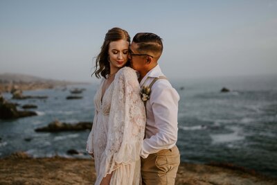 bodega bay elopement on the beach