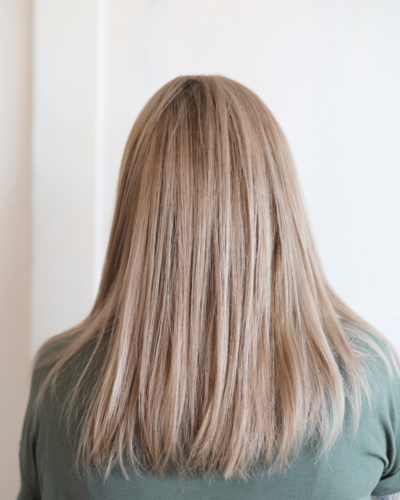 Lace Top Blonde Wig – 12” Premium European Human Hair