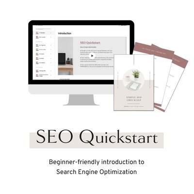 SEO Quickstart by Michelle Pontvert