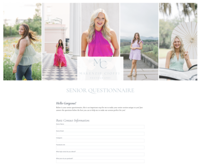 Senior Photo Session in Charleston, SC | Hope Taylor Photography