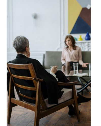 Woman talking
