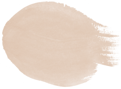 beige paint blob