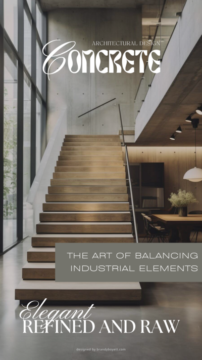 Minimalist social media template for Concrete Architectural Design, showcasing sleek layouts and urban-inspired design for architectural branding.