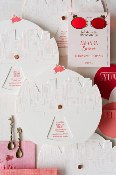wedding stationery for a Cincinnati wedding