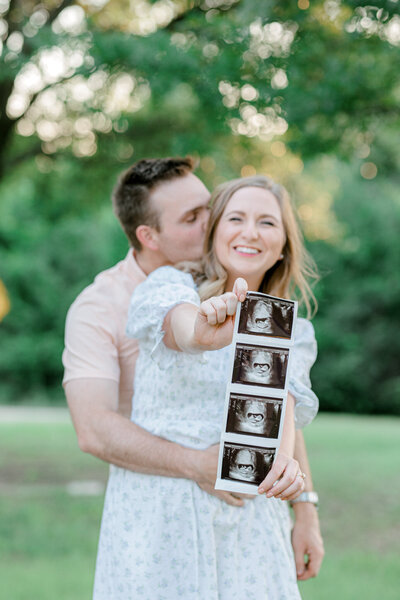 Baby Announcement Photos | Prairie Creek Park | Dallas Portrait Photographer-2