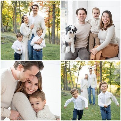 collage-of-studio-and-outdoor-family-photos