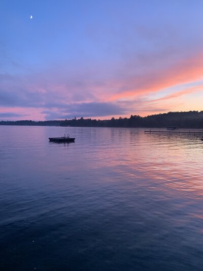 Purple skies in the northwoods, WI photo by AMALYN STYLE + SOCIAL 