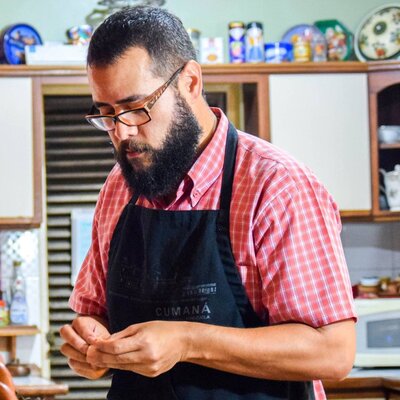 Person holding premium rare steak