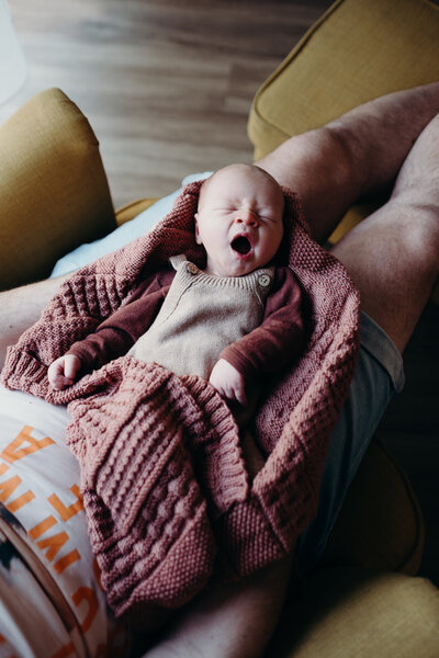 Foto's van pasgeboren baby