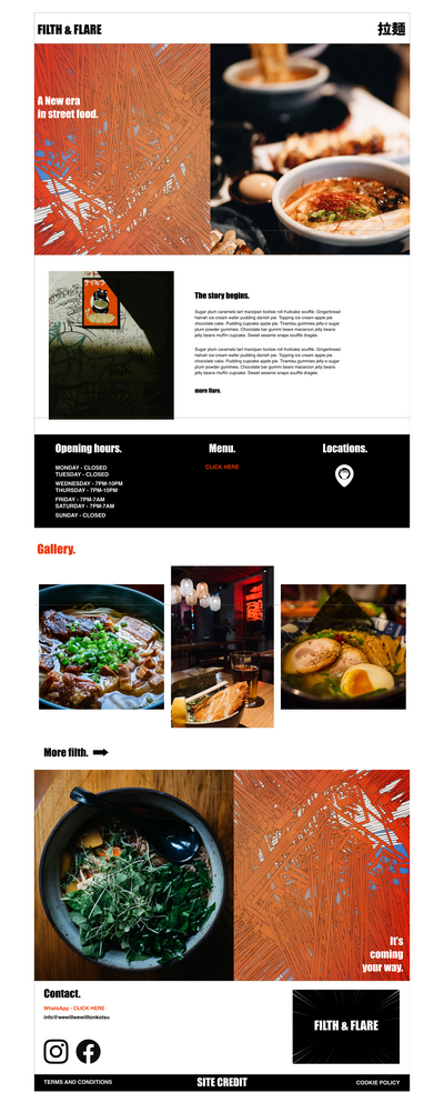 Portfolio Page-Crunch-IT-Creative-Mockup-Restaurant-Simple-Website-Design