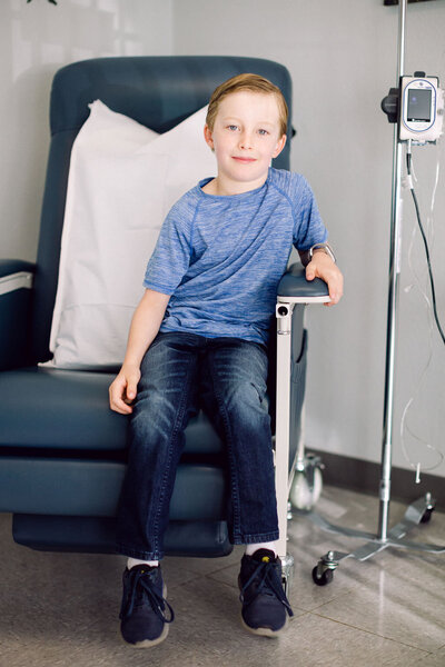 Nevada Infusion Patient in Chair