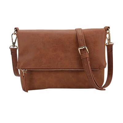 Brown crossbody messenger bag. | How Married Are You?!