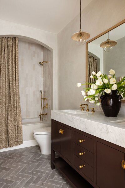 Bathroom interior design and decoration in Costa Mesa California