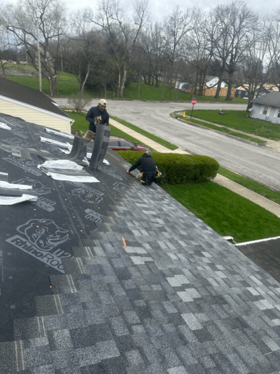 whether you need a minor fix or an urgent repair after a storm, our experienced team provides high-quality roof repair services, black bear roofing team working on roof replacement