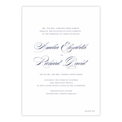 Letterpress wedding invitations by Sweetly Said