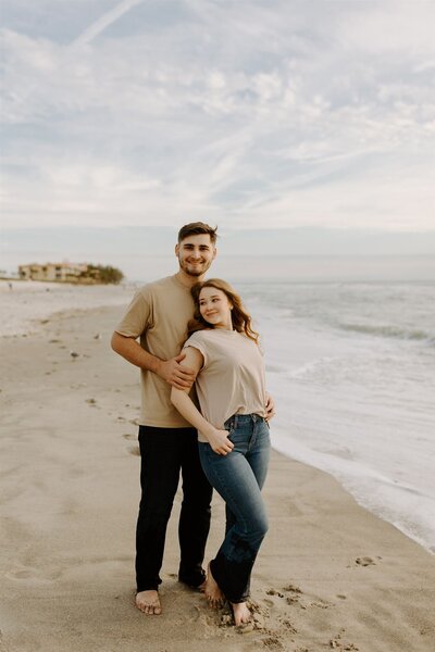couple holding each other