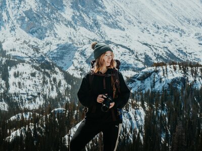 Headshot of Colorado Wedding Photographer Kelsey