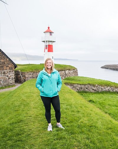 Julia Bocchese in Torshavn, Faroe Islands