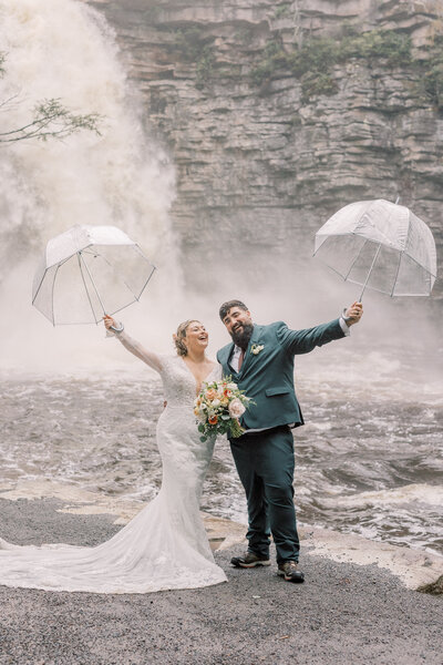 Romantic bride and groom photo for their Adirondack elopement at Lake Placid