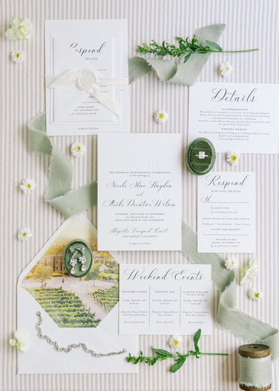 European-style architecture backdrop at University Redlands Marin wedding venue in Marin County