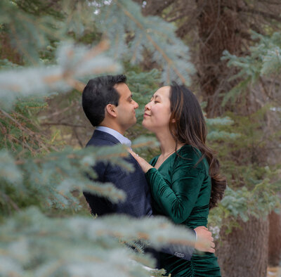 Engagement Session in Fort Vancouver with an engaged couple