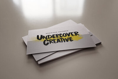 Undercover Creative Biz card mockup